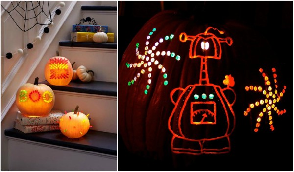 jack o lantern ideas with a drill