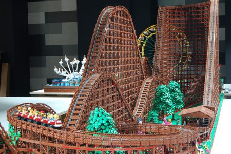 world's largest lego roller coaster