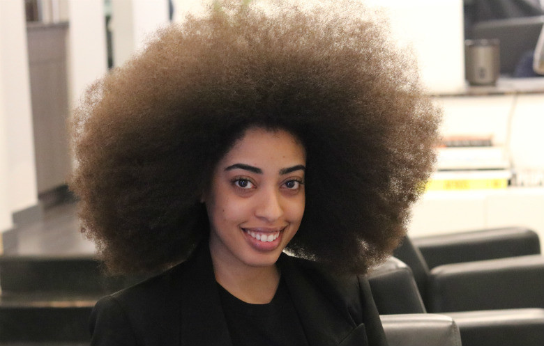 NY Woman Breaks World Record with Afro Measuring Nearly 5 Feet Around