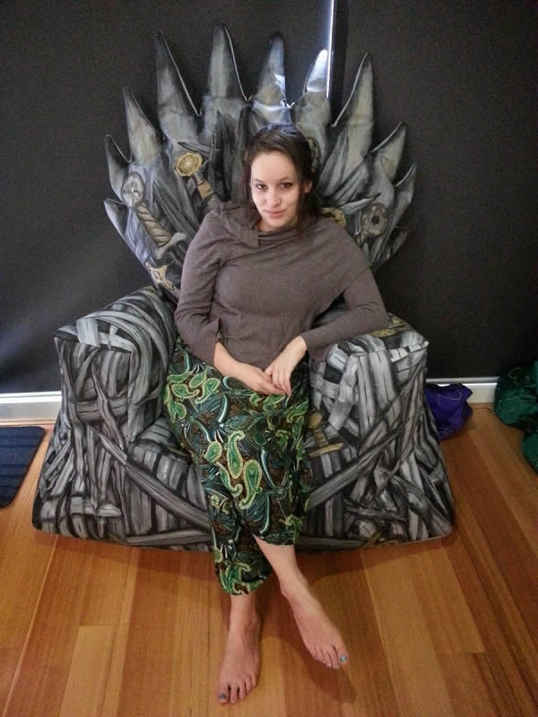 game of thrones pool noodle chair