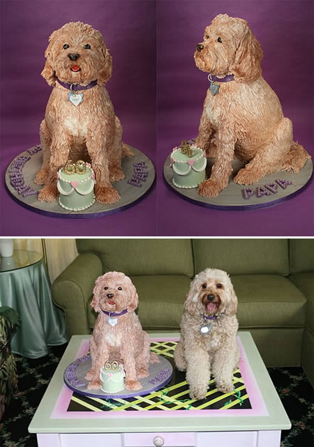 dog shaped cakes