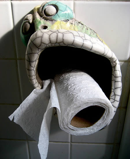 funny toilet paper holder