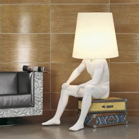 furniture human shaped lamp table oddee heels craziest pieces mario