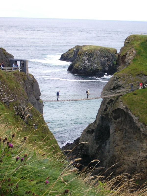 World's Most Extreme Bridges - Hussaini Hanging Bridge, Carrick-a-Rede ...