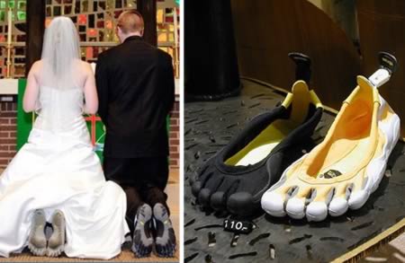 weird wedding shoes