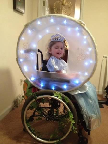 12 Most Awesome Wheelchair Costumes Wheelchair Costumes Awesome   A98434 Wheelchair Cost 1 Princess 