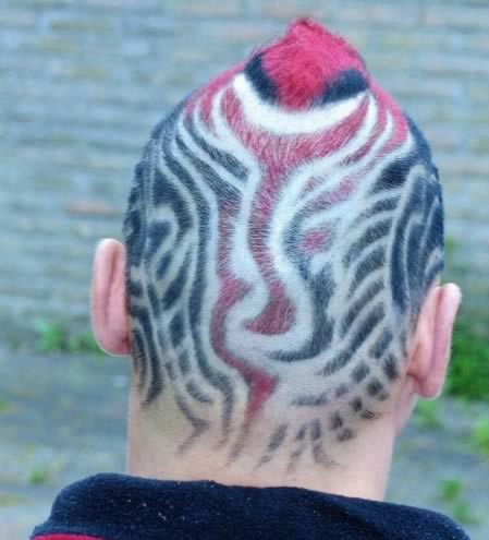 12 Most Awesome Hair Tattoos - Oddee