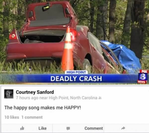 North Carolina's Courtney Sanford dead after Facebook post while