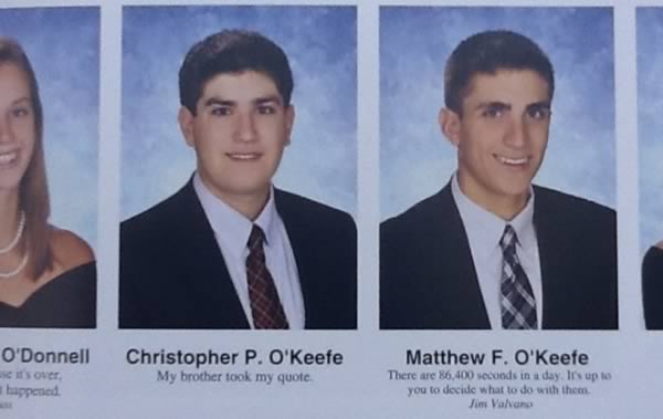 10 Hilarious Twins In Yearbooks Yearbook Senior Quote Twins Oddee