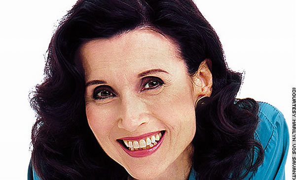 Marilyn vos Savant, who reportedly possesses the world's highest