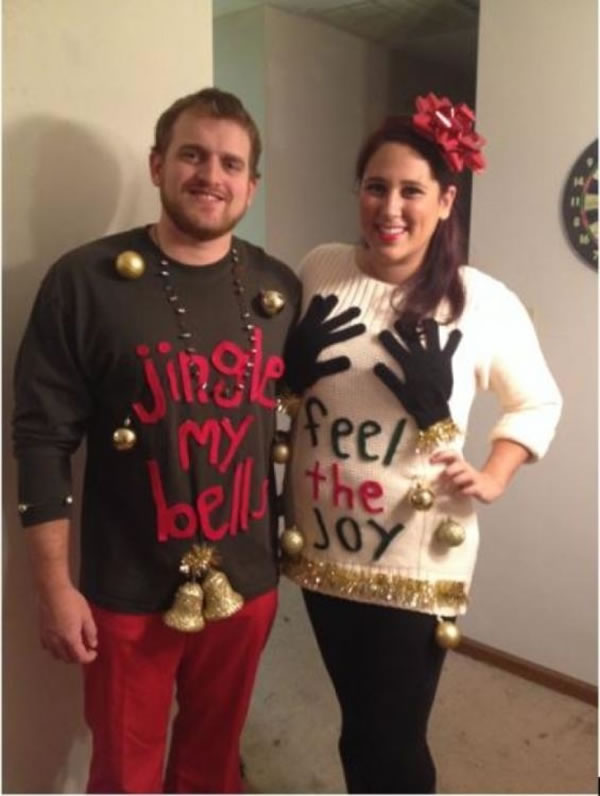 12 Hilarious Ugly Christmas Sweaters for Couples - Oddee